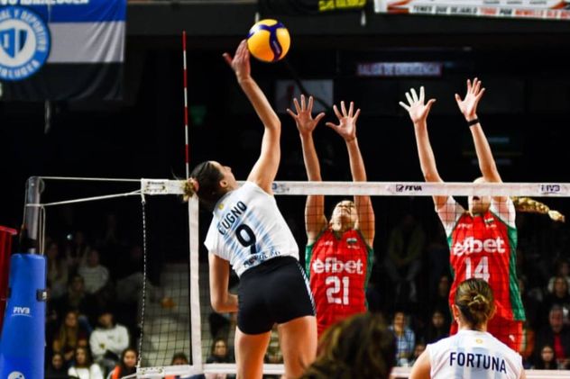 Bianca Gugno, capitana de Las Panteras en sus dos partidos amistosos ante Bulgaria.