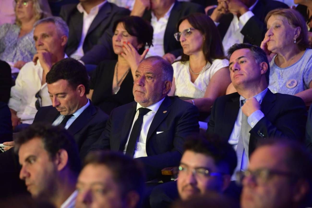 Apertura de sesiones legislativas 2026. Rodrigo de Loredo, Luis Juez y Gabriel Bornoroni. 