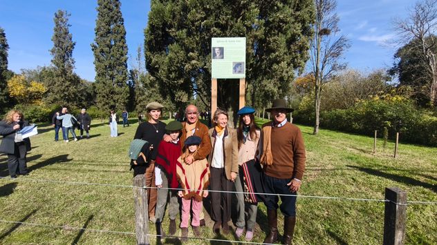 Un lugar con historia. El paraje Ramón J. Cárcano. Los descendientes del dos veces gobernador, presentes.