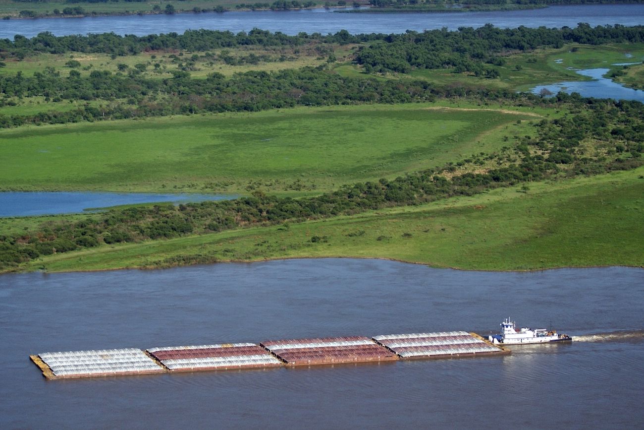 ESTRATÉGICO. Por la hidrovía Paraná-Paraguay sale 80% del total de las exportaciones argentinas.