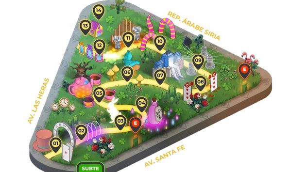 "Maravillosa Alicia" desembarcará en Buenos Aires con un recorrido inmersivo que promete convertir al Jardín Botánico en un verdadero País de las Maravillas.