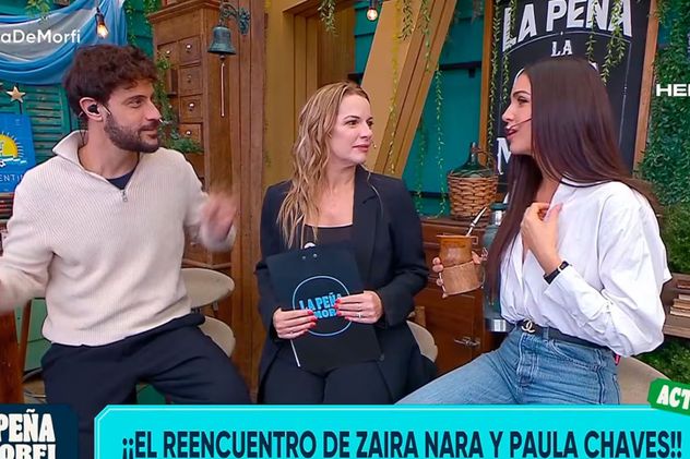 Zaira Nara en "La peña de morfi".