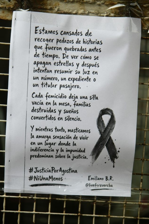 Allegados de Agostina piden justicia por la adolescente.