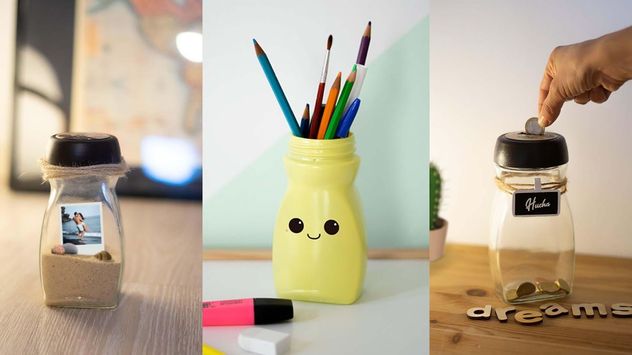 Con un poco de creatividad, los frascos de café pueden transformarse en organizadores, floreros y elementos decorativos para el hogar.