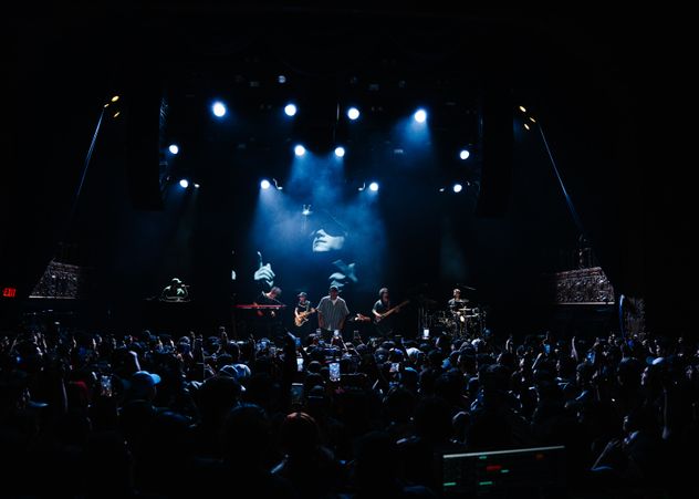 Paulo Londra en el cierre de su gira en Los Ángeles, Estados Unidos.
