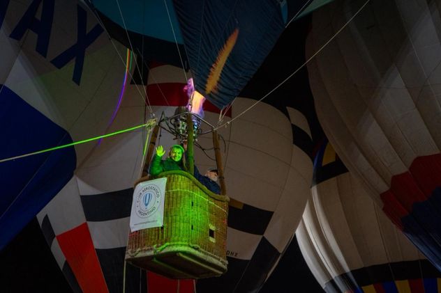 Ocho globos aerostáticos provenientes de distintos puntos del país y Latinoamérica colmaron de color el cielo serrano durante las tres jornadas del encuentro internacional.