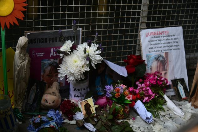 El santuario de los vecinos para Agostina. (LaVoz)