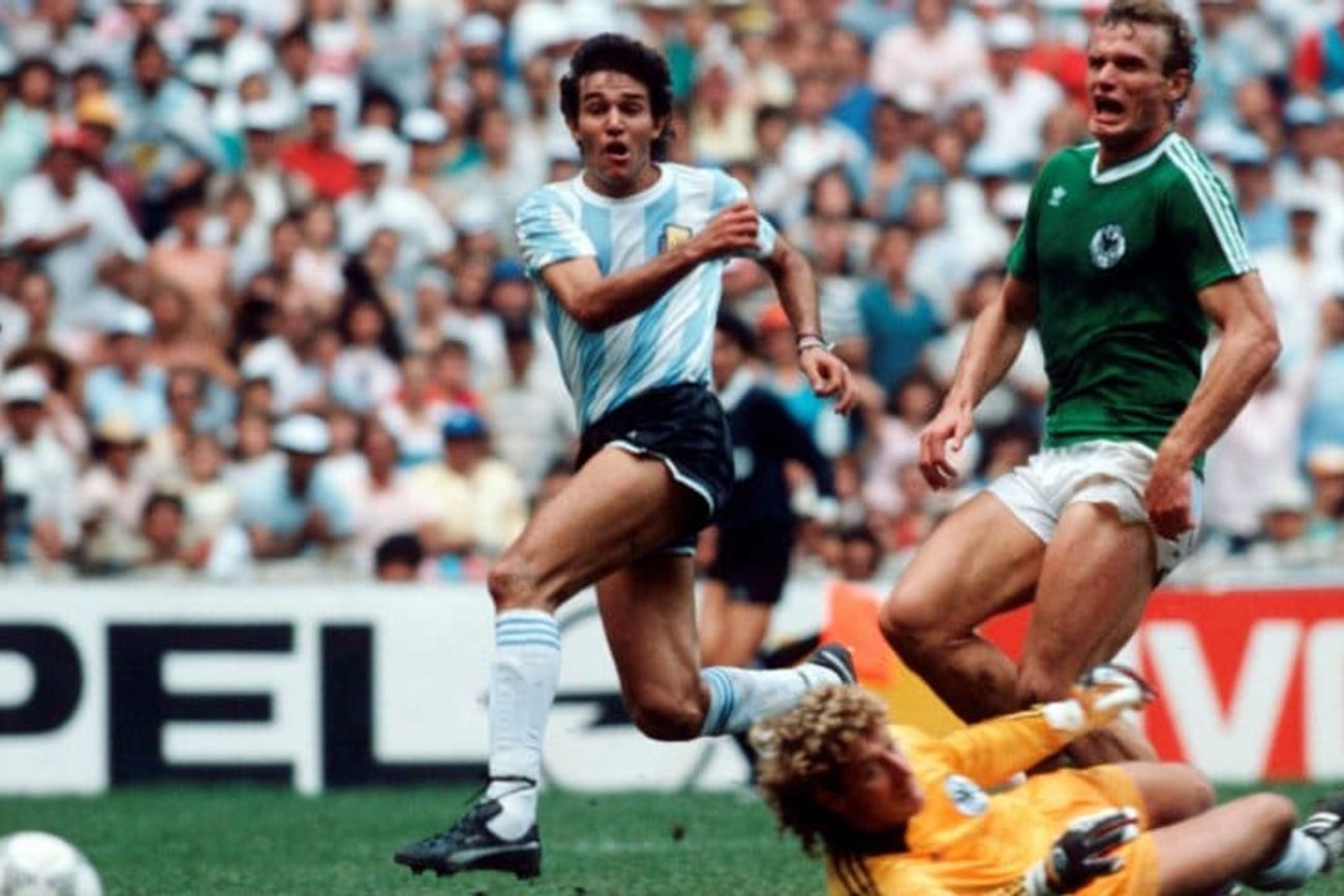 Burruchaga y el 3-2 de Argentina sobre Alemania para consagrarse campeones en México 1986.