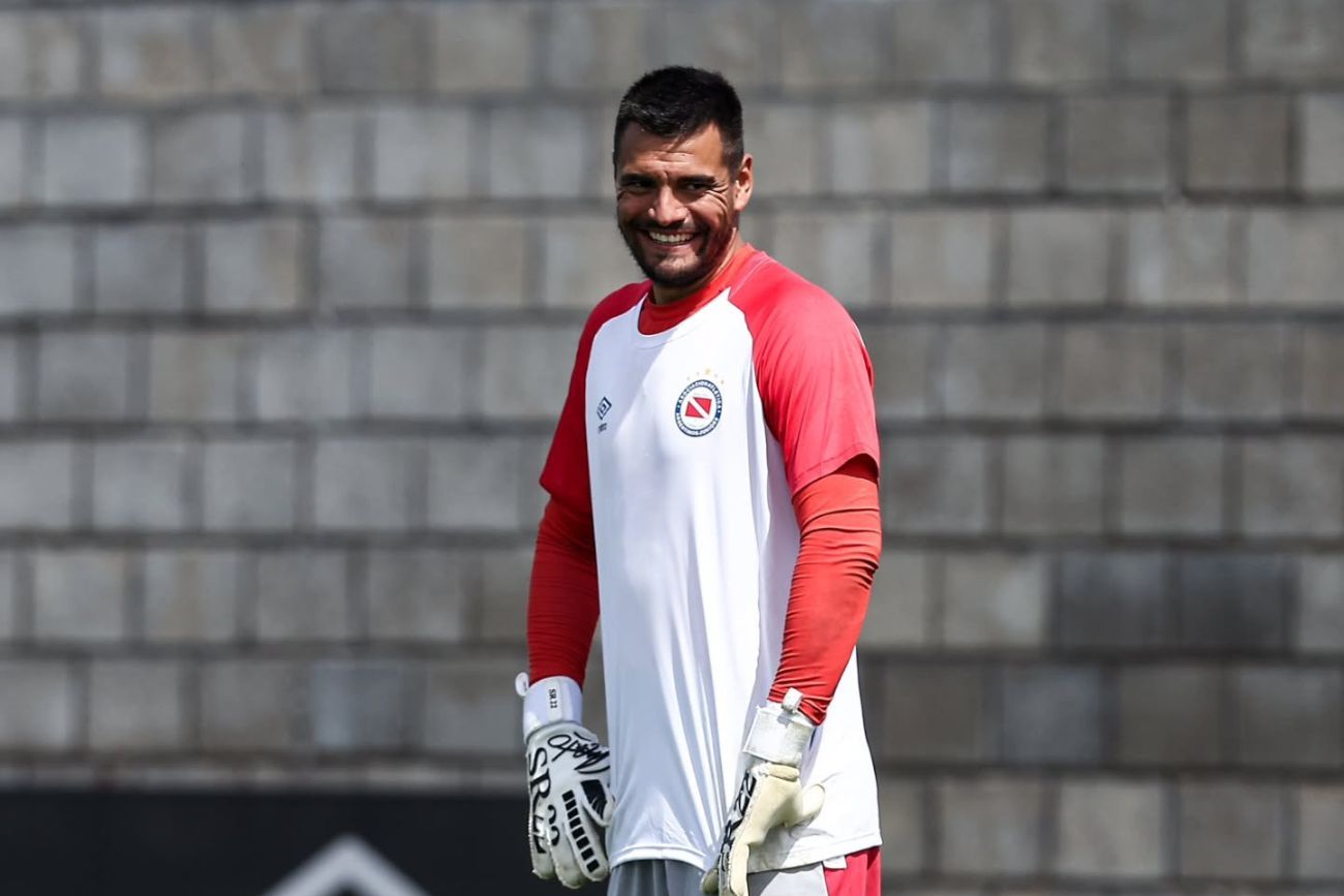 Sergio "Chiquito" Romero, durante su paso por Argentinos Juniors.