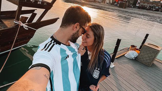 Sofi Martínez y Diego Leuco.