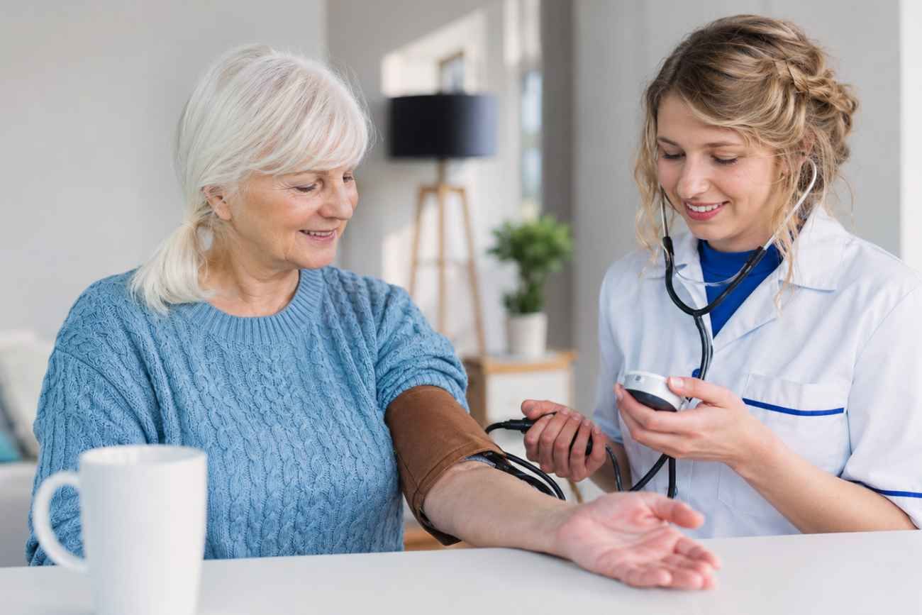 Hipertensión en mujeres mayores de 50 años. 
