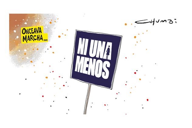 Tal Cual, por Chumbi, Marcha, Ni una menos