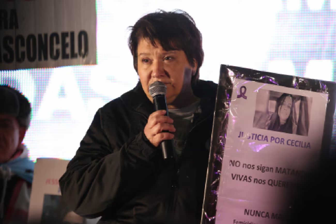 Gloria Romero, la madre de Cecilia Strzyzowski. 