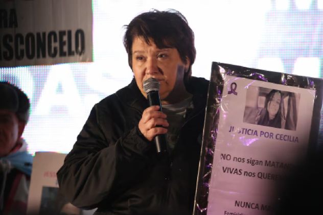 Gloria Romero, la madre de Cecilia Strzyzowski. 