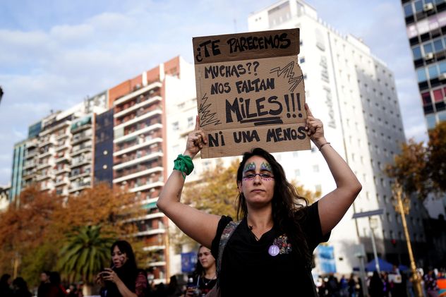 Marcha Ni Una Menos en Buenos Aires