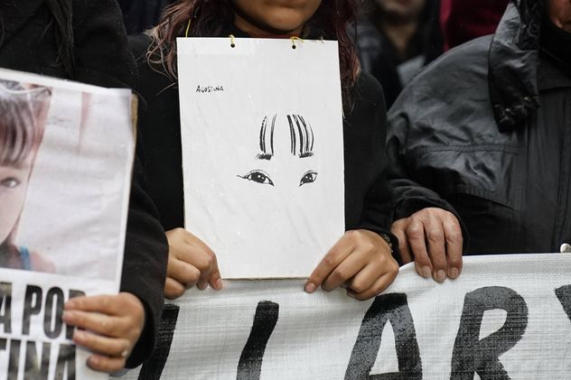 Marcha Ni Una Menos, la imagen del rostro de Agostina