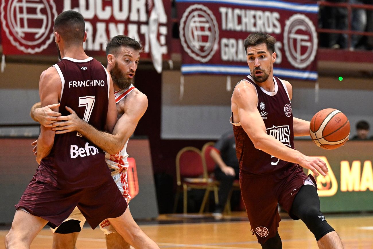 El cordobés Lucio Reinaudi conquistó su tercer ascenso a la Liga Nacional, esta vez con Lanús. (Prensa Lanús)