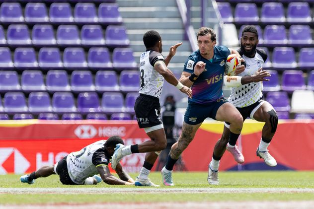 Luciano González Rizzoni, una topadora en Los Pumas 7s.