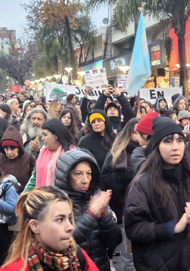 Carlos Paz. Marcha del 3J contra la violencia de género, este miércoles. 