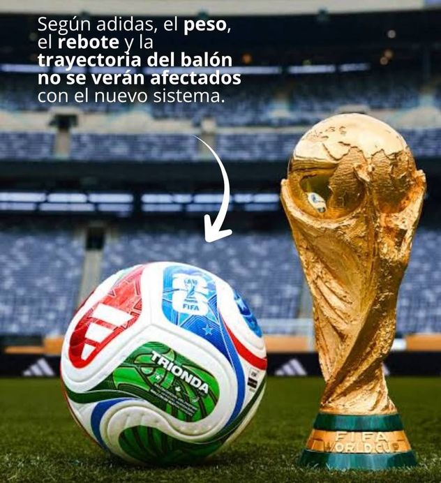 Trionda. El nuevo balón para el Mundial 2026.