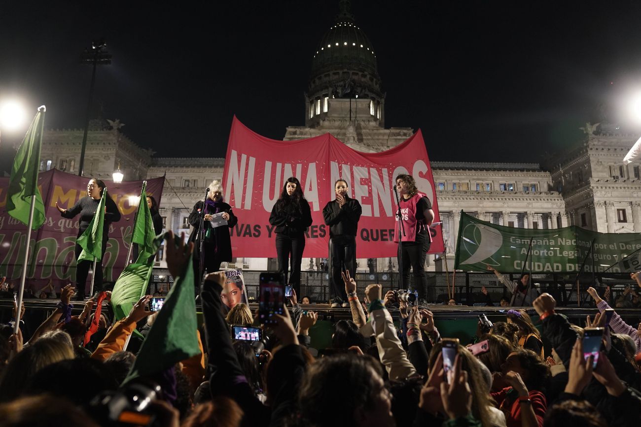 Ni Una Menos: el documento leído frente al Congreso denunció un "antifeminismo de Estado".
