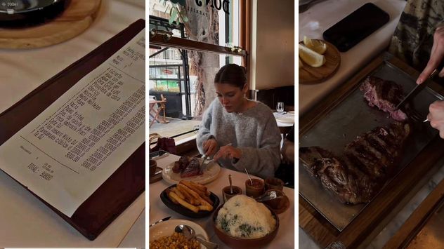 Sofía Gonet disfrutó de un almuerzo en Don Julio junto a su papá y compartió cada detalle de la experiencia gastronómica en redes sociales.
