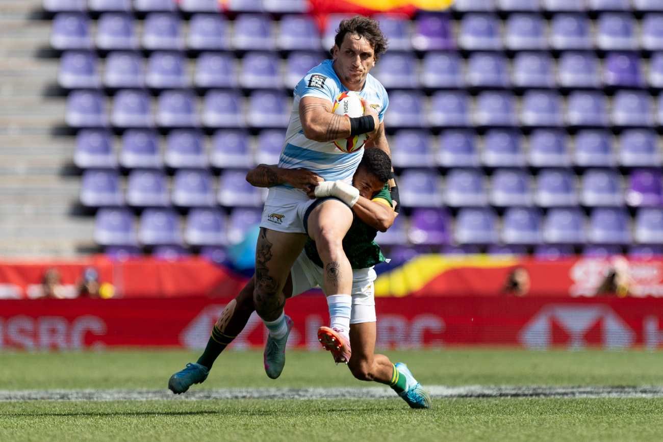 Luciano González Rizzoni, una topadora en Los Pumas 7s.
