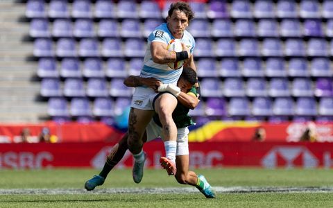 Luciano González Rizzoni, una topadora en Los Pumas 7s.