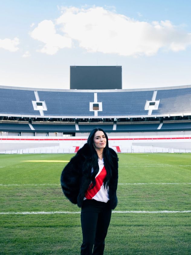 Lali se prepara para las dos fechas en el estadio de River Plate.