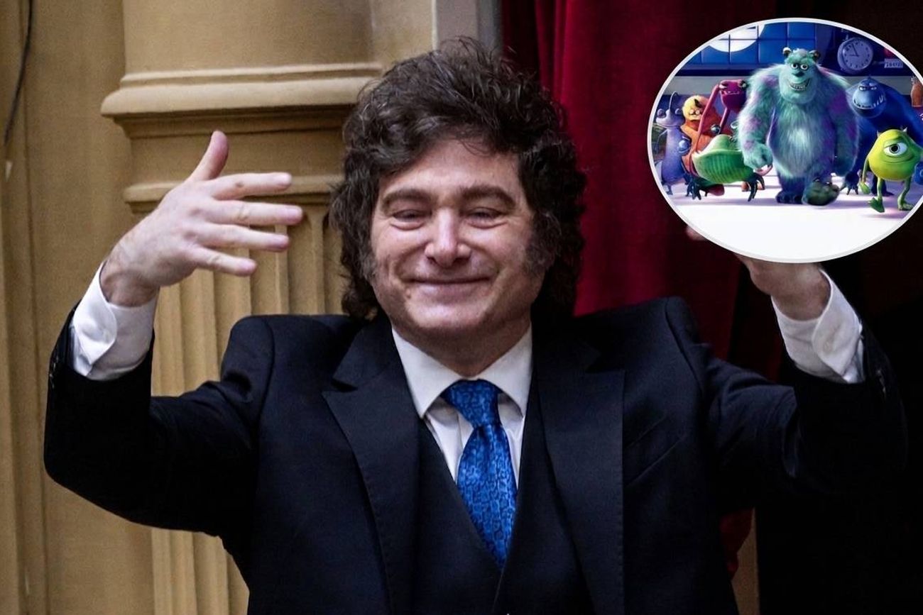 La referencia del presidente Javier Milei a la película Monster Inc. 