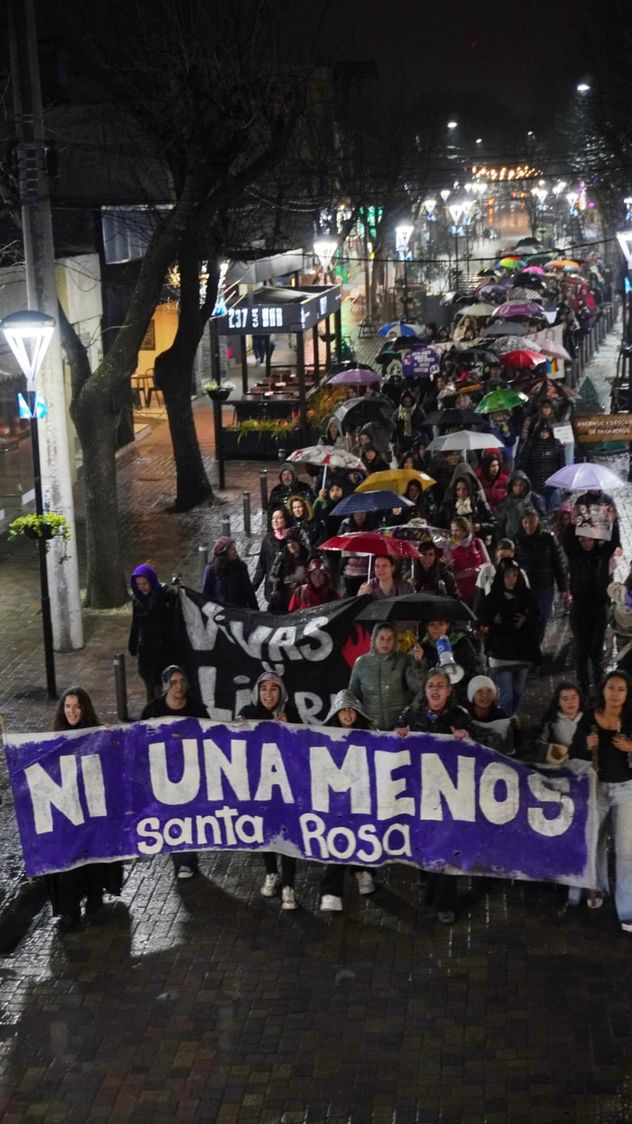 Santa Rosa de Calamuchita. Marcha contra la violencia de género, este miércoles. 