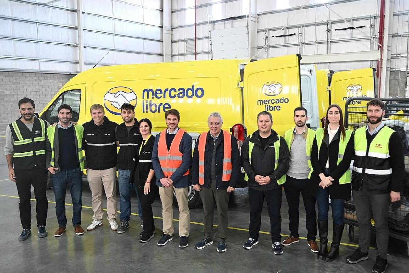 El nuevo centro logístico de Mercado Libre en Don Torcuato.