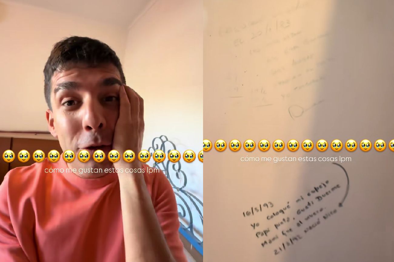 Quedó sorprendido.