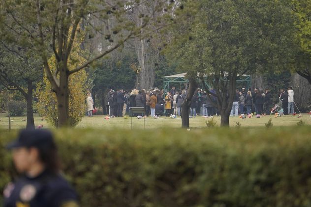 Entierran los restos de Agostina Vega después una ceremonia privada un Cementerio privado Colonia Tirolesa.