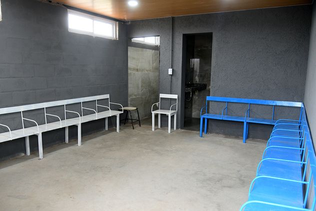 Así lucen los nuevos vestuarios en el predio de Racing. 