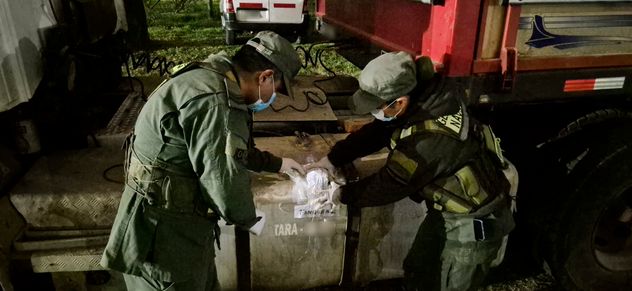 Operativo con secuestro de éxtasis. (Gendarmería)