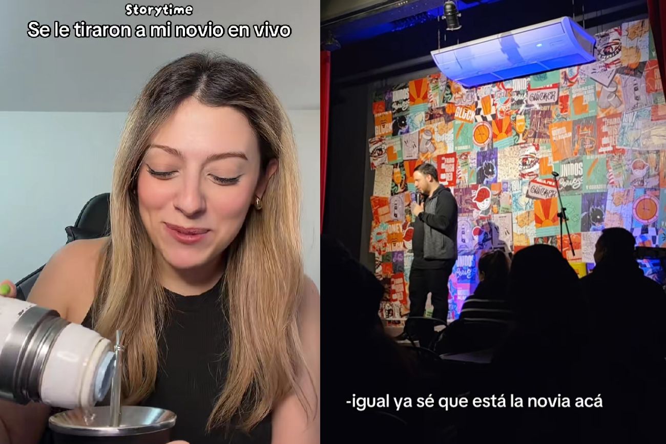 Fue a ver a su novio al debut de stand up y una espectadora le tiró onda desde el escenario