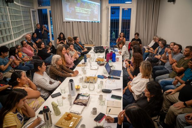 Presentación del informe “Mujeres campesinas, cuidados y crisis climática” en la sede del CELS.