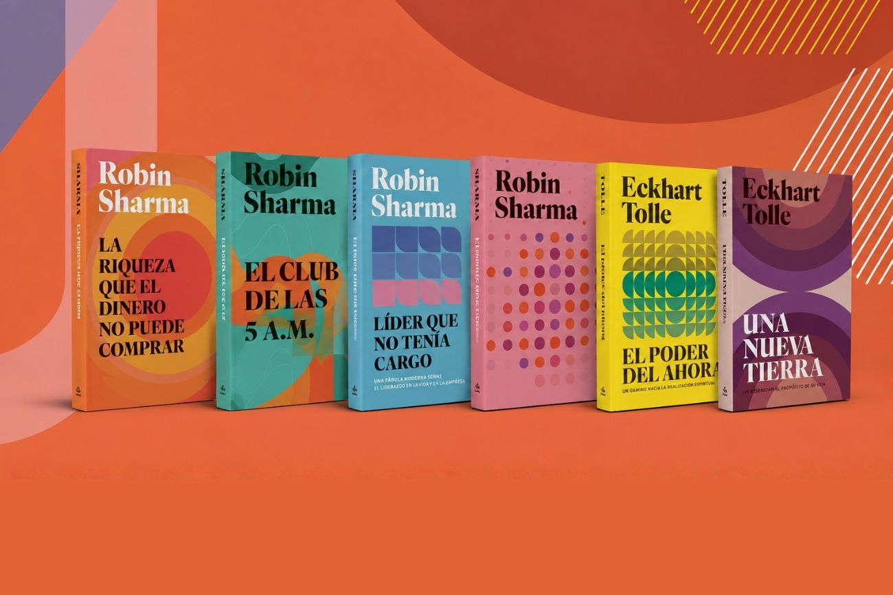 Sharma y Tolle: una colección para transformar hábitos, liderazgo y propósito