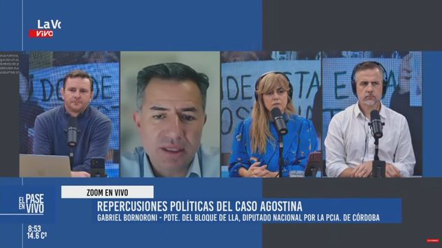 Gabriel Bornoroni en diálogo con La Voz en Vivo.