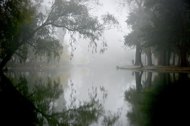 Intensa niebla en la ciudad de Córdoba.