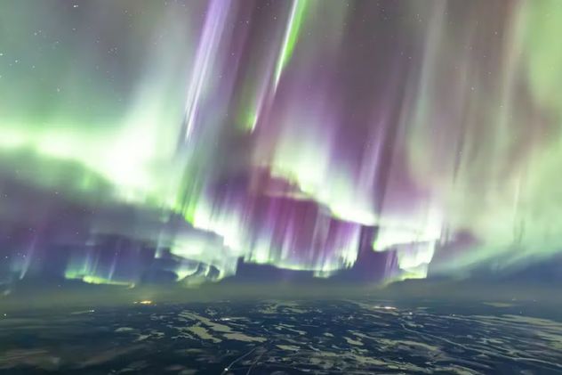 Las auroras boreales.