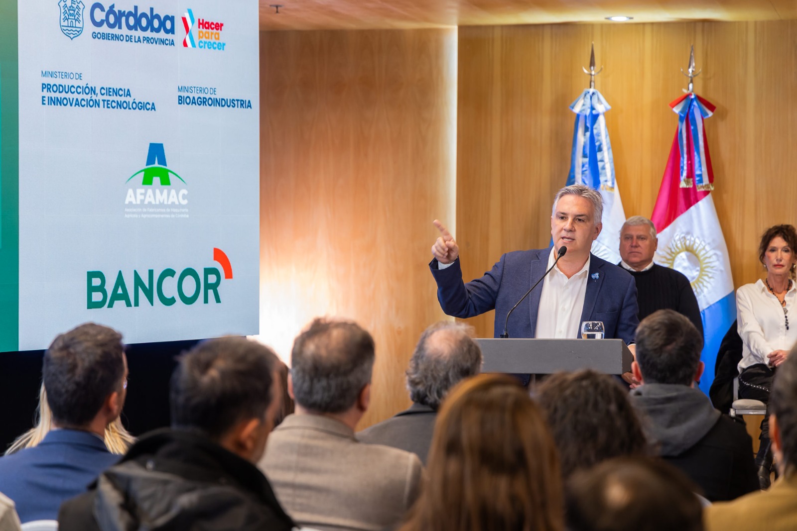 MARTÍN LLARYORA. El gobernador de la provincia había anticipado hace dos semanas las diferentes líneas de créditos que estarían disponibles en Agroactiva.