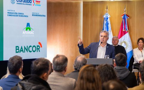 MARTÍN LLARYORA. El gobernador de la provincia había anticipado hace dos semanas las diferentes líneas de créditos que estarían disponibles en Agroactiva.