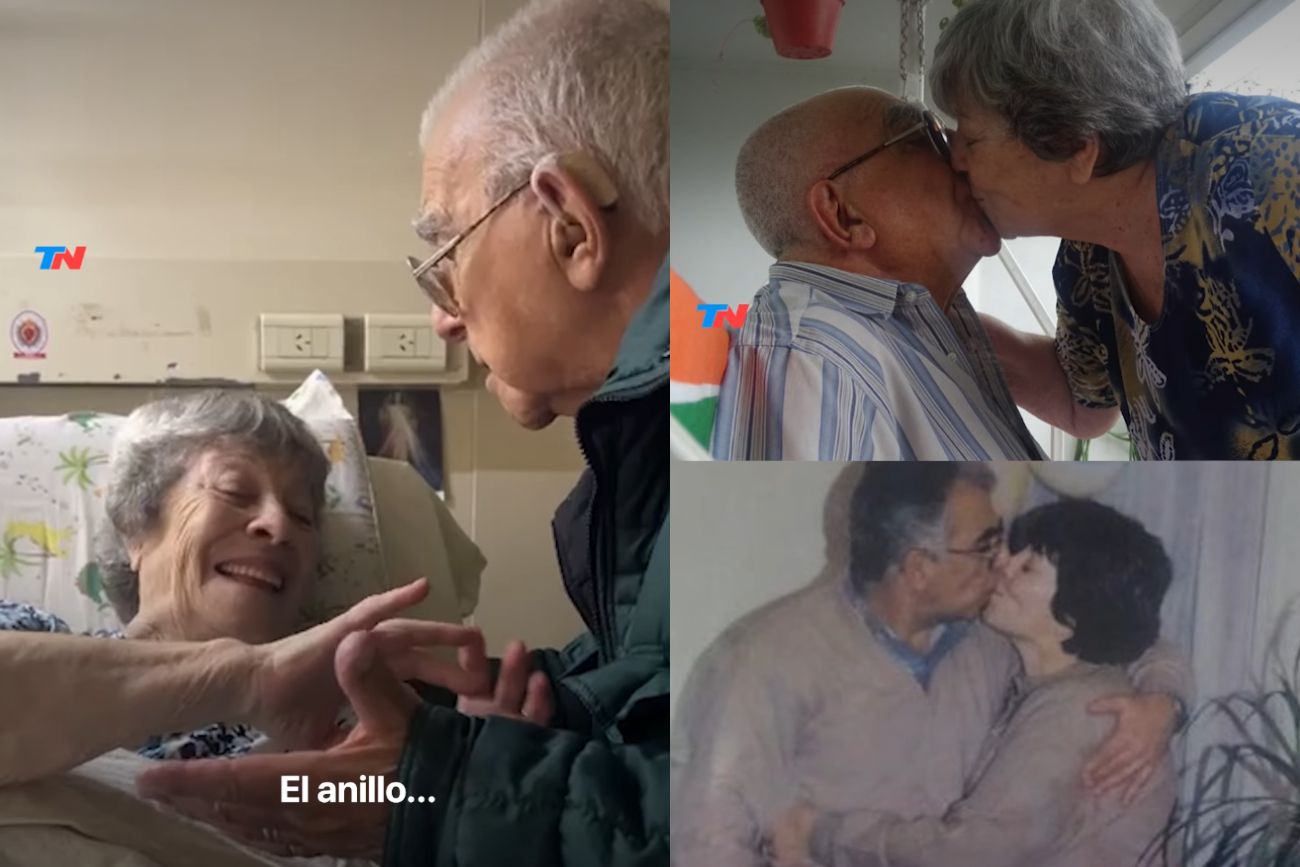 "¿Te querés casar conmigo otra vez?": sufrió un ACV y su esposo le propuso matrimonio en el hospital