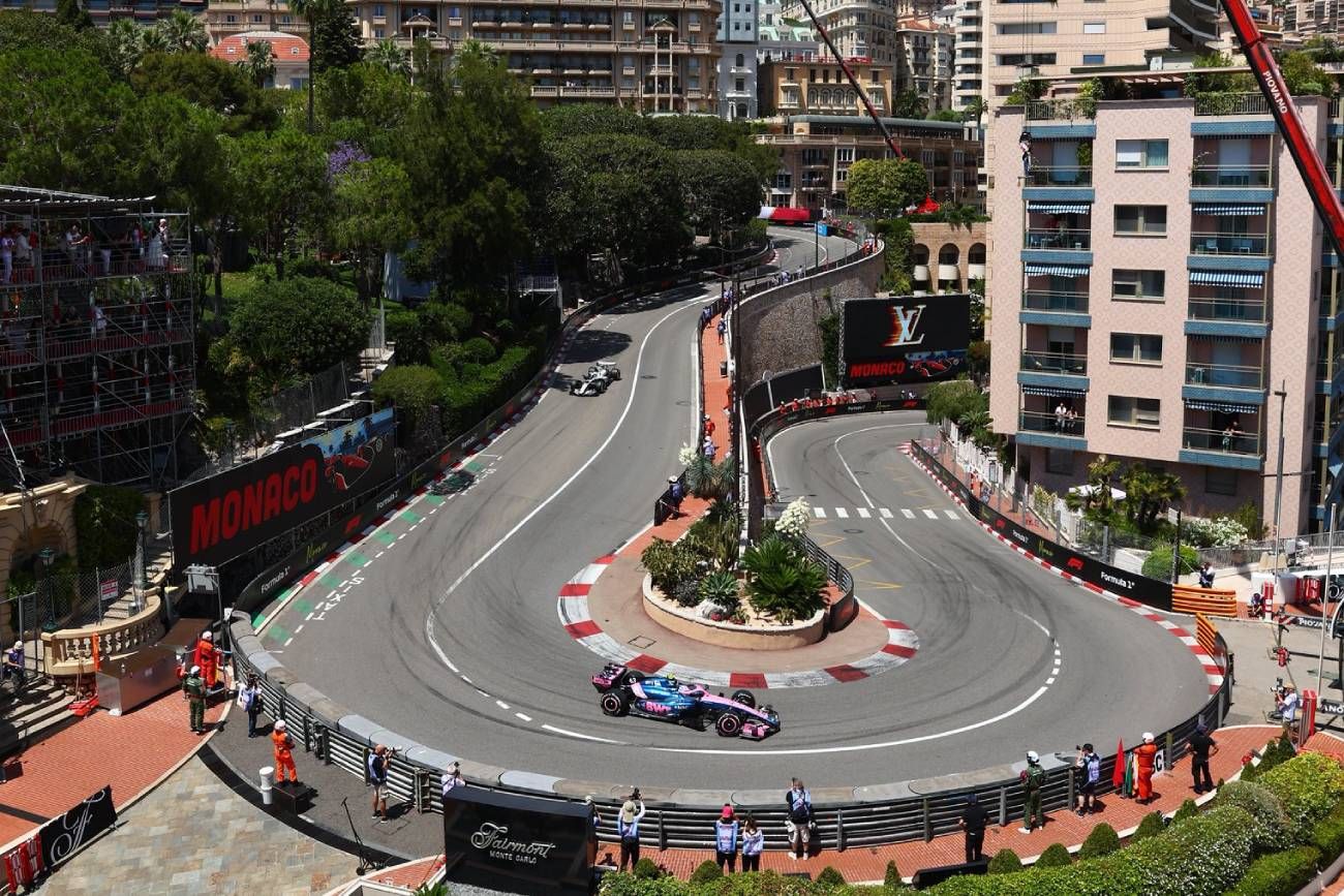 Colapinto en el GP de Mónaco.