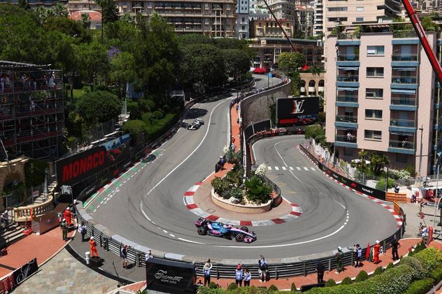 Colapinto en el GP de Mónaco.