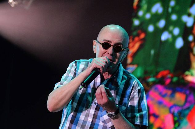 "El Indio" Solari, un referente del rock nacional.