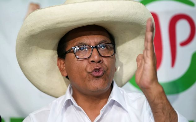 Roberto Sánchez, candidato a presidente por Juntos por Perú.