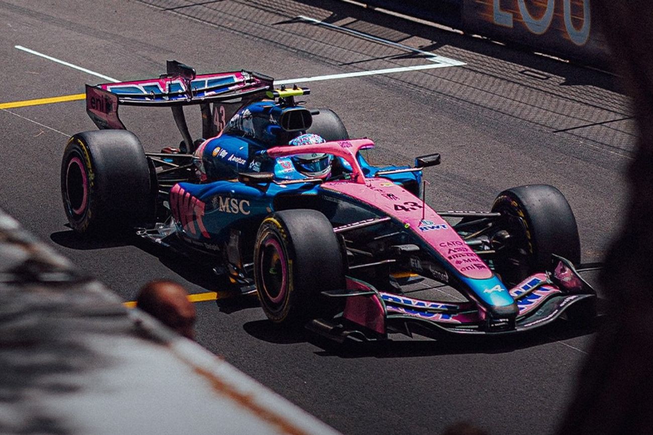 Franco Colapinto en el GP de Mónaco.